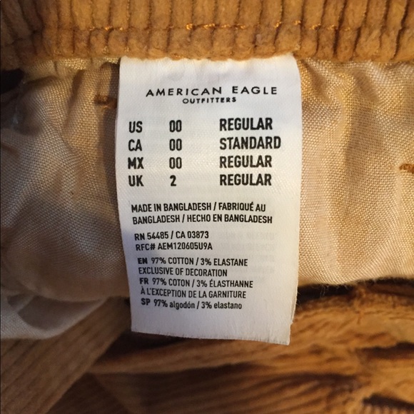 American Eagle Corduroy Pants 💛 - Picture 5 of 5